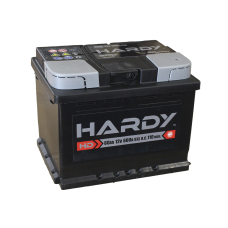Автомобильный аккумулятор Hardy 6СТ-60 (-/+) 12В 60АH 600А