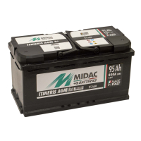 MIDAC Itineris Car Battery 12V 95Ah START/STOP