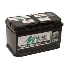 MIDAC Itineris Аккумулятор автомобильный 12V 80Ah START/STOP