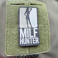 Шеврон/патч гумовий ПВХ MILF Hunter