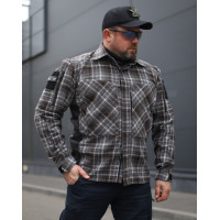 Tactical Military FCT Insulated Plaid Shirt Graphite (Size 8)