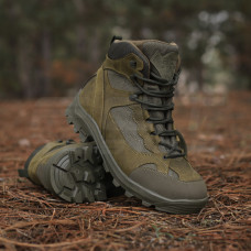 Черевики тактичні демісезонні FCT Штумер мембрана GoreTex Хакі