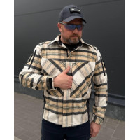 FCT Tactical Military Flannel Shirt, Coyote (Item 11)