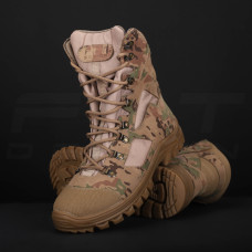 Берці тактичні Сталкер з вставками Кордура Gore-Tex шкіра Мультикам
