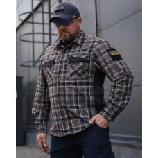 Тактична мілітарі Сорочка FCT Blackbeard демісезон в клітинку Коричнева (2 номер)