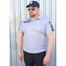 Футболка Поло для поліції CoolPass сіра