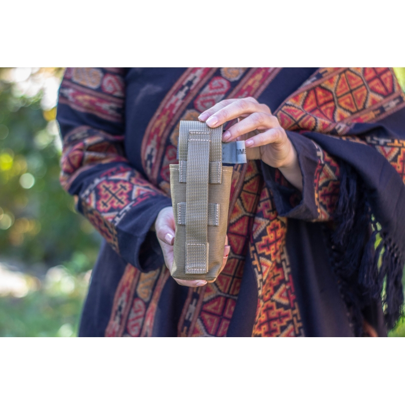 Tactical vertical closed tourniquet pouch Cordura Coyote, tactical tourniquet bag
