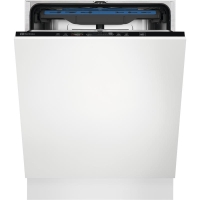 Dishwasher Electrolux built-in, 14 place settings, D, 60cm, display, inverter, 3rd basket, black