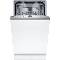 Bosch built-in dishwasher, 10 place settings, C, 45cm, display, 3rd basket, Zeolith, white