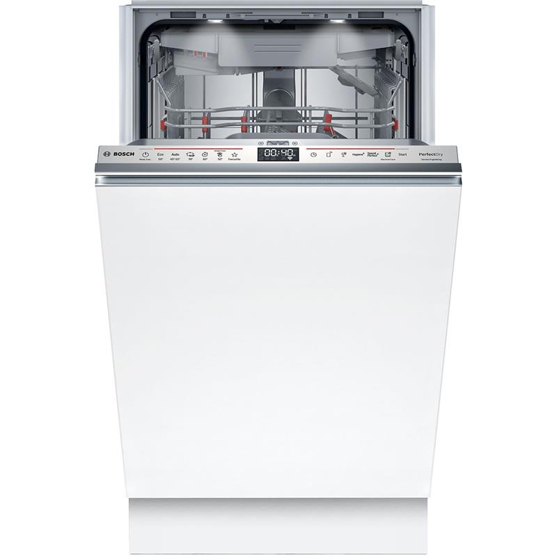 Bosch built-in dishwasher, 10 place settings, C, 45cm, display, 3rd basket, Zeolith, white
