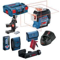 Нівелір лазерний Bosch Professional GLL 3-80 C 12В акб1х2.0А·год до 24м/120м ±02мм/м червоний промін +LR7 +BM1 L-Boxx IP 54