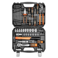 Набор инструментов Neo Tools, 1/2", 1/4", универсальный, CrV, 56шт