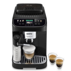 Кавомашина Delonghi Magnifica Evo Next, 1.8л, зерно+мелена, автомат.капуч, дисплей, авторецептів -10, підігрів чашок, подача гар. води, чорний