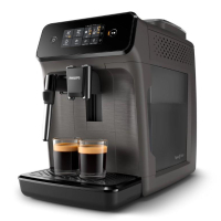 Philips Series 1200 Coffee Machine 1.8L, Bean, Manual Milk Frother, Auto Recipes - 2, Black