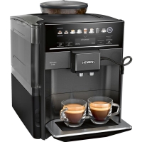 Siemens Coffee Machine, 1.7L, bean+ground, auto-cappuccino, LED display, 8 auto-recipes, black