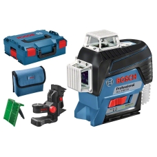 Нівелір лазерний Bosch Professional GLL 3-80 CG до 30м ±0.3мм/м зелений промінь з приймачем 120м BM 1 + L-Boxx 0.82кг