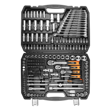 Набір інструментів Neo Tools, 1/2", 1/4", 3/8", CrV, 216шт