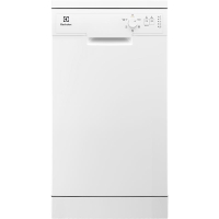 Dishwasher Electrolux, 9 place settings, F, 45cm, inverter, white