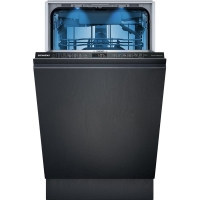 Siemens Built-In Dishwasher, 10 Place Settings, A+, 45cm, Display, 3rd Basket, Zeolith, White
