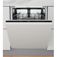 Whirlpool WIO3C33E6.5 Built-In Dishwasher, 14 Place Settings, A+++, 60cm, Display, Inverter, White