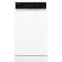 Dishwasher ARDESTO, 10 place settings, A++, 45cm, display, steam treatment, white