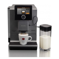 Nivona CafeRomatica Coffee Machine, 2.2L, bean + ground, auto-cappuccino, 9 auto-recipes, black-silver