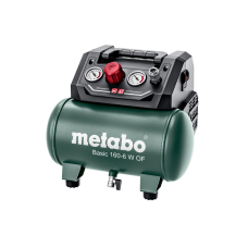 Компрессор воздушный Metabo BASIC 160-6 W OF безмасляный, 900Вт, 6л, 160л/мин, 8бар, 8.4кг