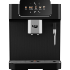 Кавомашина Beko 2.0л, зерно, ручний капучинатор, авторецептів - 5, чорний