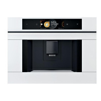 Bosch Built-in Coffee Machine, 2.4L, Bean+Ground, Auto-Cappuccino, LED Display, White