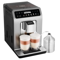 Krups Evidence Coffee Machine 2.3L, Bean-to-Cup, Auto-Cappuccino, OLED Display, 19 Auto-Recipes, Grey-Black