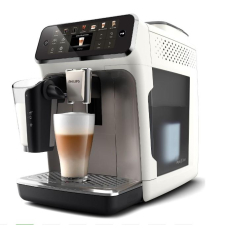 Кавомашина Philips Series 4400 LatteGo, 1.8л, зерно+мелена, автомат.капуч, дисплей, авторецептів -12, біло-срібна