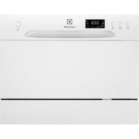 Electrolux Countertop Dishwasher, 6 Place Settings, F, 55cm, Display, White