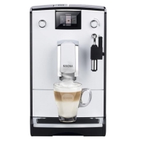 Nivona CafeRomatica Coffee Machine, 2.2L, Bean + Ground, Manual Cappuccinatore, 5 Auto-Recipes, Grey-Black