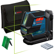 Нівелір лазерний Bosch Professional GLL2-15G+LB10 до 15м ±0.3мм/м зелений промінь IP64 0.57кг