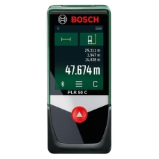 Далекомір лазерний Bosch PLR 50 C, 0.05–50м, ±2.0мм, Bluetooth