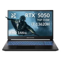 Laptop Dream Machines RG5050-15 15.6FHD IPS, Intel i7-13620H, 32GB, F1TB, NVD5050-8, DOS, black