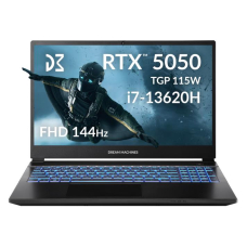 Ноутбук Dream Machines RG5050-15 15.6FHD IPS, Intel i7-13620H, 32GB, F1TB, NVD5050-8, DOS, чорний