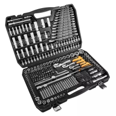 Набір інструментів Neo Tools, 1/2", 1/4", 3/8", CrV, кейс, 300шт