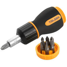 Биты Tolsen, 1/4", битодержатель, набор 7шт