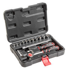 Набір інструментів Top Tools, набір торцевих головок 1/4", 15шт