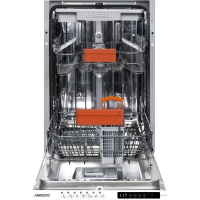 Dishwasher ARDESTO built-in, 10 place settings, A++, 45cm, display, 3rd rack, white