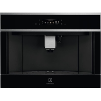 Electrolux built-in coffee machine, 2.5L, bean+ground, auto-cappuccino, display, sensor control, backlight, black