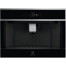 Кавомашина Electrolux вбудована, 2,5л, зерно+мелена, автомат.капуч, дисплей, сернор.керування, підсвітка, чорний
