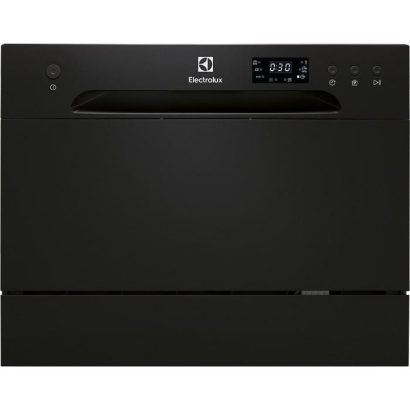 Electrolux Countertop Dishwasher, 6 Place Settings, F, 55cm, Display, Black