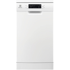 Посудомийна машина Electrolux, 10компл., Е, 45см, дисплей, інвертор, 3й кошик, білий