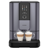 Nivona CafeRomatica Coffee Machine, 1.8L, bean+ground, auto-cappuccino, display, 9 auto-recipes, cold brew, pearl blue