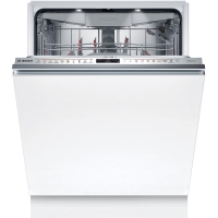 Bosch Built-in Dishwasher, 14 Place Settings, A, 60cm, Display, 3rd Rack, Zeolith, White