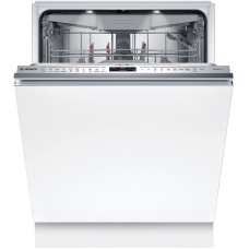 Посудомийна машина Bosch вбудована, 14компл., A, 60см, дисплей, 3й кошик, Zeolith, білий