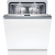 Bosch Built-in Dishwasher, 14 Place Settings, A, 60cm, Display, 3rd Rack, Zeolith, White