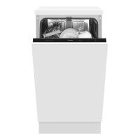 Hansa ZIM435H Built-in Dishwasher, 9 Place Settings, A++, 45cm, White